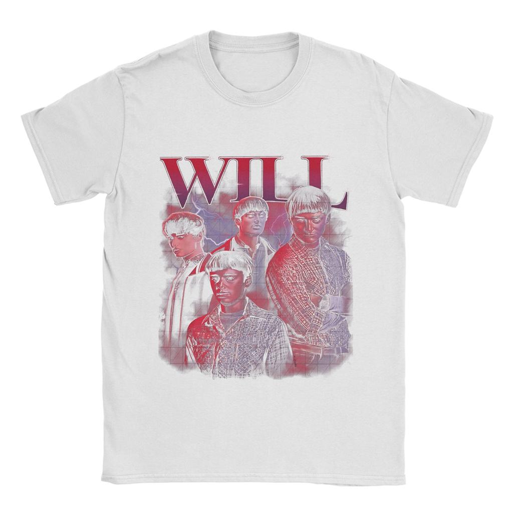 Vtipná trička Willa Byersa pro muže s kulatým výstřihem Bavlněné tričko s krátkým rukávem Letní oblečení