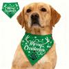 Pet Christmas triangle scarf, elk print dog saliva scarf, cat scarf pet jewelry