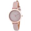 Fieldwork Watch Analog NF Ashley Nickel Free Pink Gold Leather Strap ASS162-3 Women's Pink