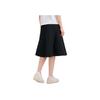 New FILA Casual Long Skirts Women's Jet Black F11W513303F-BK
