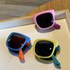 Children'S Square Frame Sunglasses Fold Sun Protection Glasses Simple And Versatile Fashion Trend New Eyeglasses Uv400
