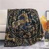 1Pc Centaur Print Flannel Blanket, High quality Comfortable for All Seasons, Home Decor, Warmth and Comfort, Perfect for Christmas Gifts W90