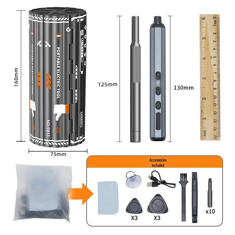 128-in-1 Multifunktionales Elektrisches Schraubendreher-Set für Handy-Reparatur