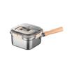Stainless Steel Portable Deep Fryer with Oil Filter Basket for Indoor/Outdoor Use