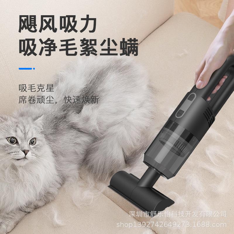 Portable Wireless Handheld Vacuum with Multi-Accessory Nozzle for Home and Car Use