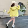 Girls Summer Thin Hooded Long Sleeve Sun Protection Jacket