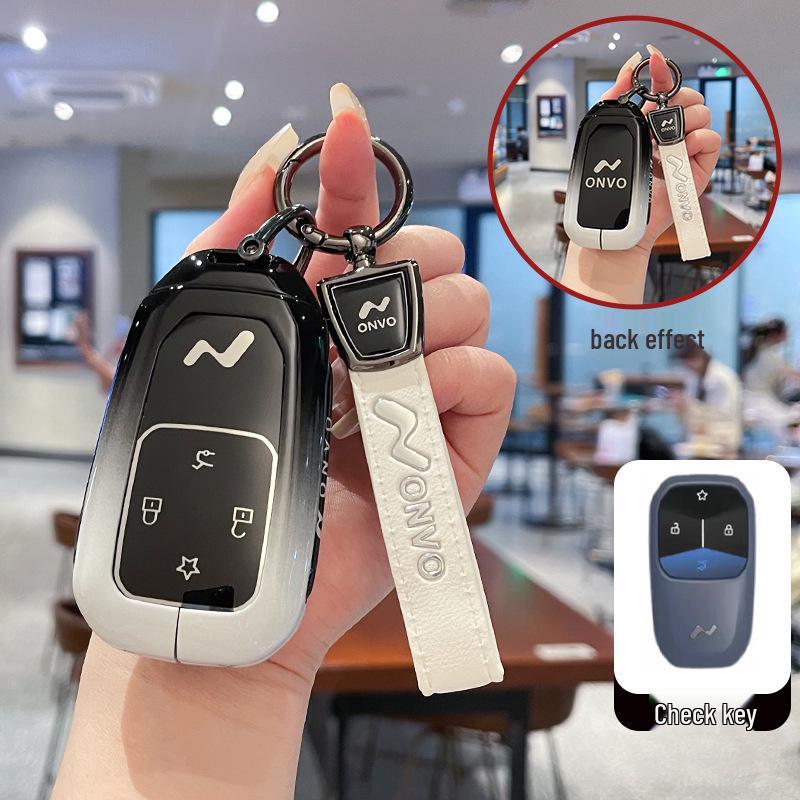 Nio LeDao L60 Schlüsseletui: ONVO Metallgehäuse Schutz mit Schnallen Tasche für Damen