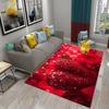Colorful Rose Carpet Romantic Flower Mat Area Rugs Home Decor for Bathroom Entrance Non-Slip Floor Mat Living Room Bedroom Rugs