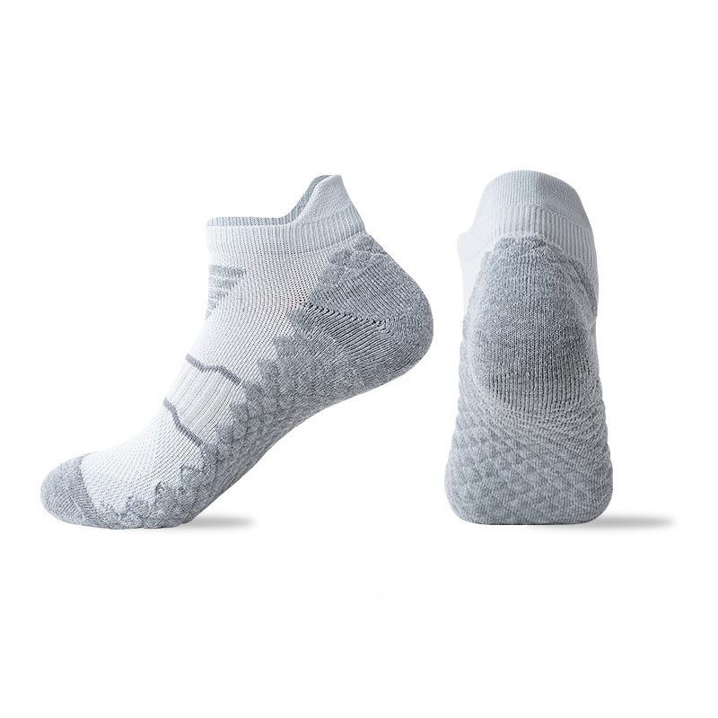 Men's and Women's Sports Socks, Outdoor Running Socks, Short Tubes, Towel Soles, Shock-absorbing and Anti-slip Couple Basketball Socks