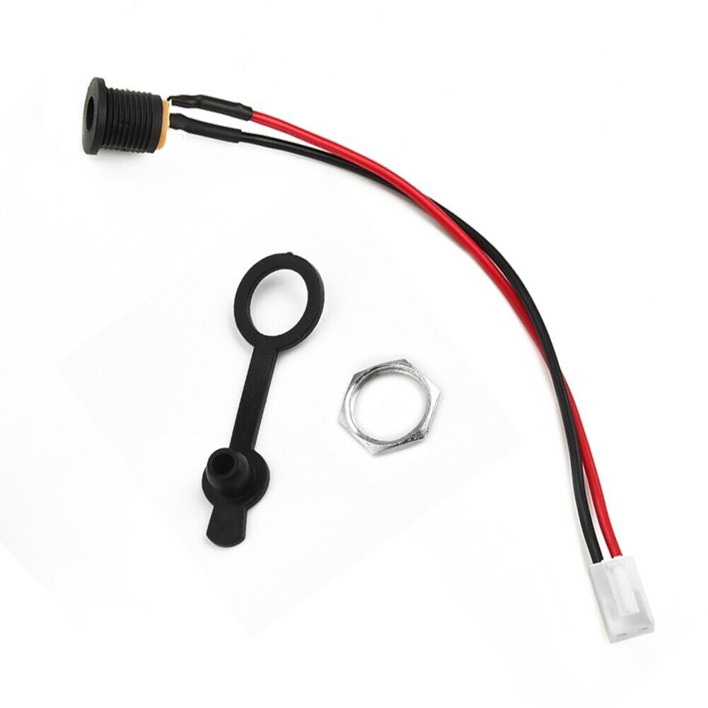 E-Bike Scooter Charging Port Electric Dc 5.5*2.1mm Round Charger Hole Sockets Dc Charging Head For Electric Scooter