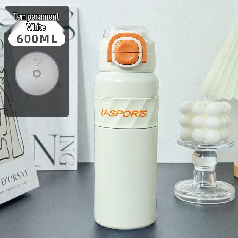 MRSIKEY Portable Dual-Drink Insulated Water Bottle