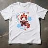 Fluffy Adventurers Red Panda Tshirt Cute Furry Apparel Lesser Panda Cartoon Printed Shirt Furry Lover Gift Tee Men Women Tops