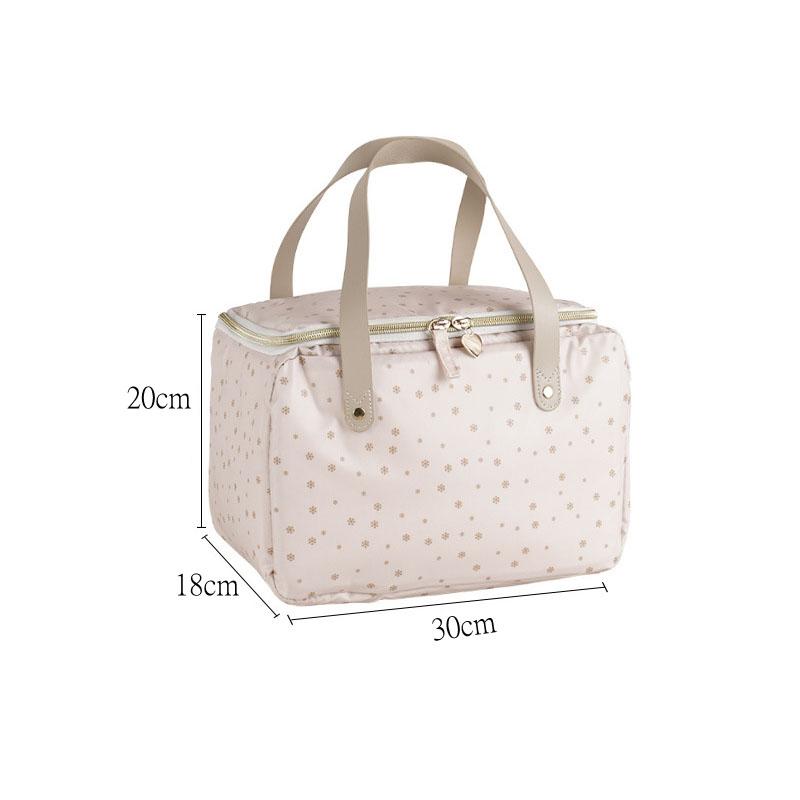 Lunch Bag Handle Insulation Cooler Bag for Women Kid Lunch Box Picnic Travel Portable Food Storage Breakfast Thermal Food Bag