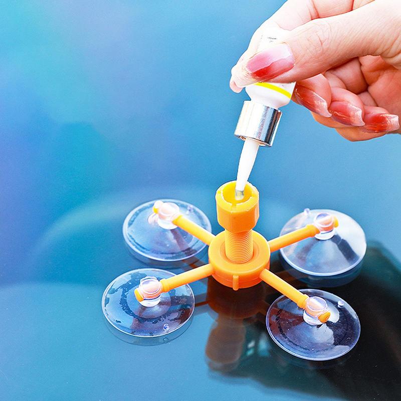 Car Windshield Cracked Repair Kit Auto Glass Repair Kit Windshield DIY Repair Tools Glass Impact Scratch Resin Repair Agent