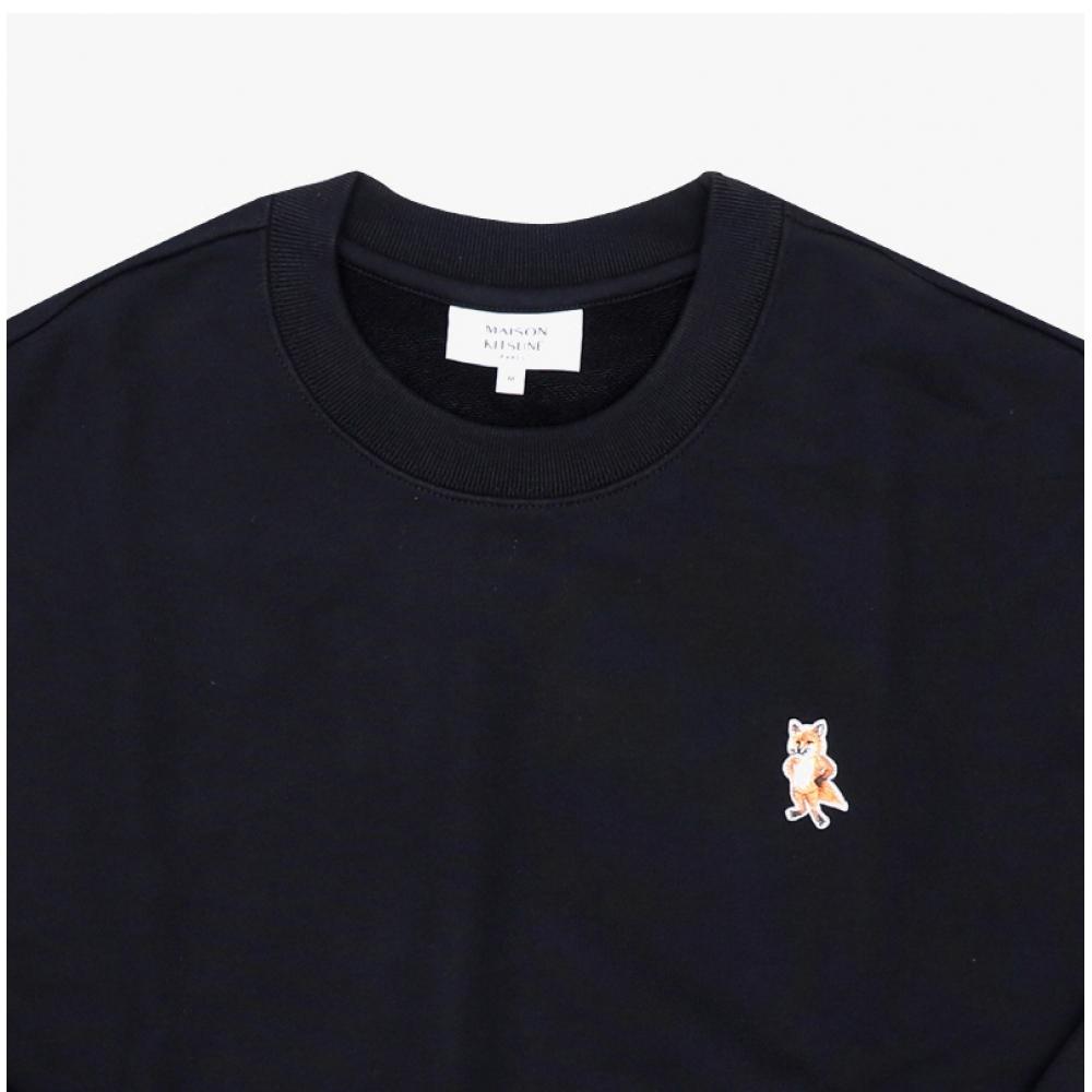 MaiSon KitSune Men S SweatShirt Standing Fox Patch Pm00311km0341
