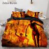 3D Print Bedding Set Custom/Europe/USA Queen/King,Duvet Cover Set,Quilt/Blanket Cover Set Halloween Black Forest,drop Ship