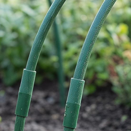 Yousheng 1 Set Gartenbögen Kunststoffbeschichtete Gewächshausbögen Rostbeständiger Pflanzenabdeckungshalter Anzuchttunnel für Hochbeete Gartenreihe