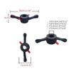 36/38/40mm 3/4mm Quick Nut Wing Nut Swift Release Clamp For Wheel Balancing Machine Quick Balance Tire Fitting Machine