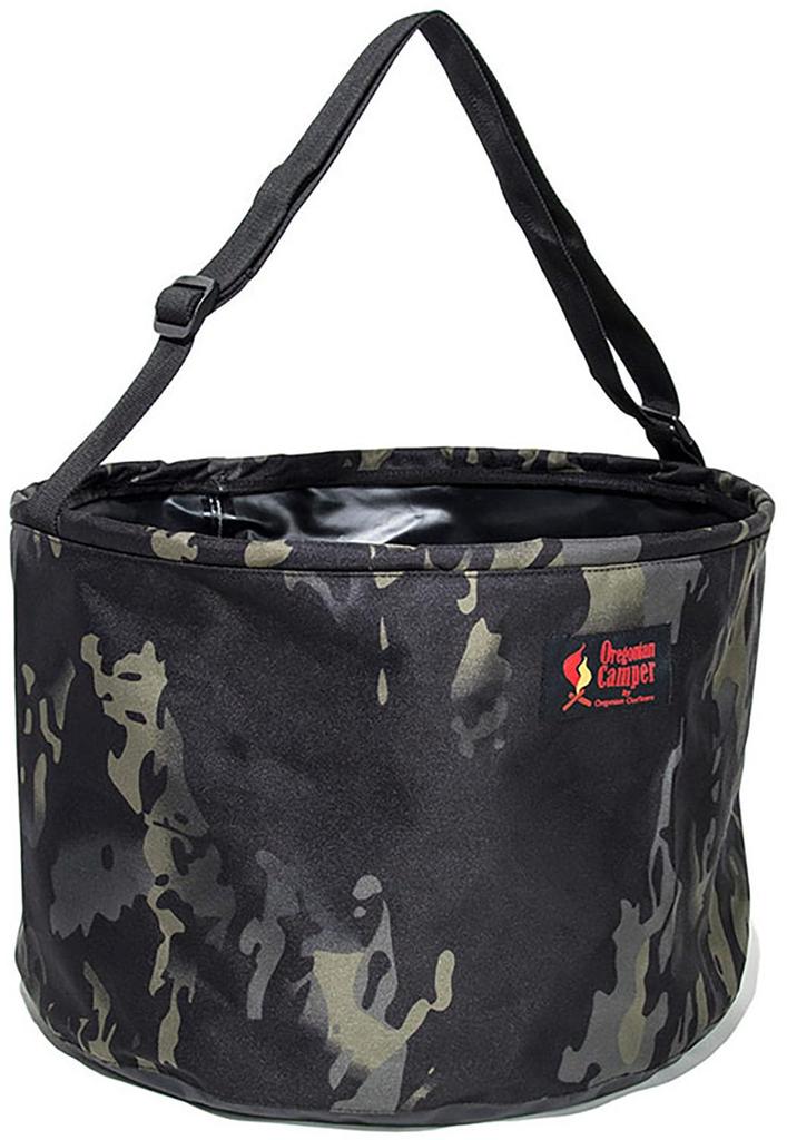 Oregonian Camper Tiny Camp Bucket, Black Camo, OCB2034BC