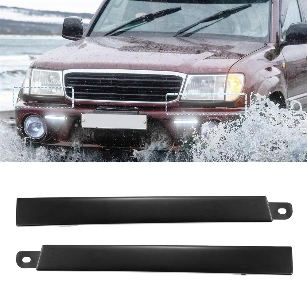 1 Pair For Toyota Tacoma 1998-00 Front Bumper Grille Headlight Filler Trim Panel
