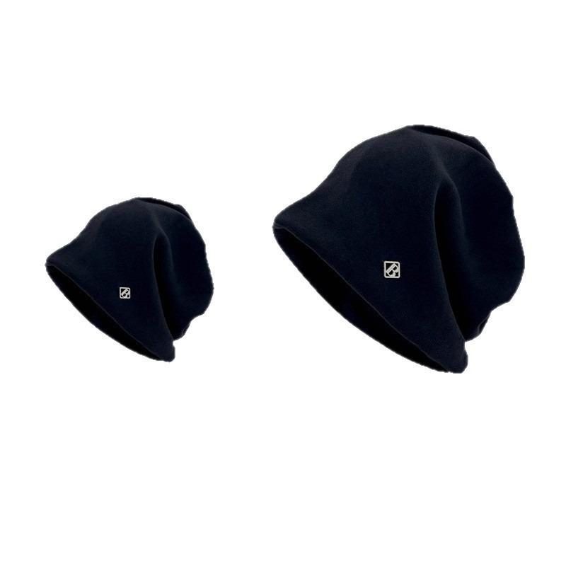 Autumn and winter hats women's retro stacking hats advanced solid color metal standard bag head hats fashionable versatile cold hats