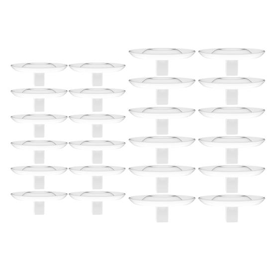 Yousheng 6/12/15/24/25/30/35/50/60Pcs Floating Floral Arrangement Holder Clear Floating Flower Display Stand Hydroponics Water Planting Flower Bowl