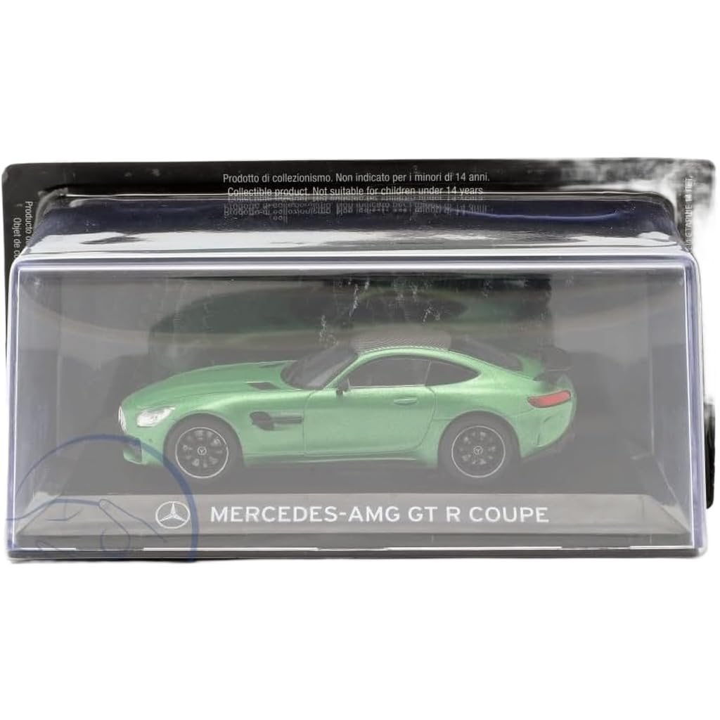 Altaya Diecast Car Scale BENZ AMG GT R Coupe Green Helmet Magno Mercedes-Benz 1/43 (C190) [Used]