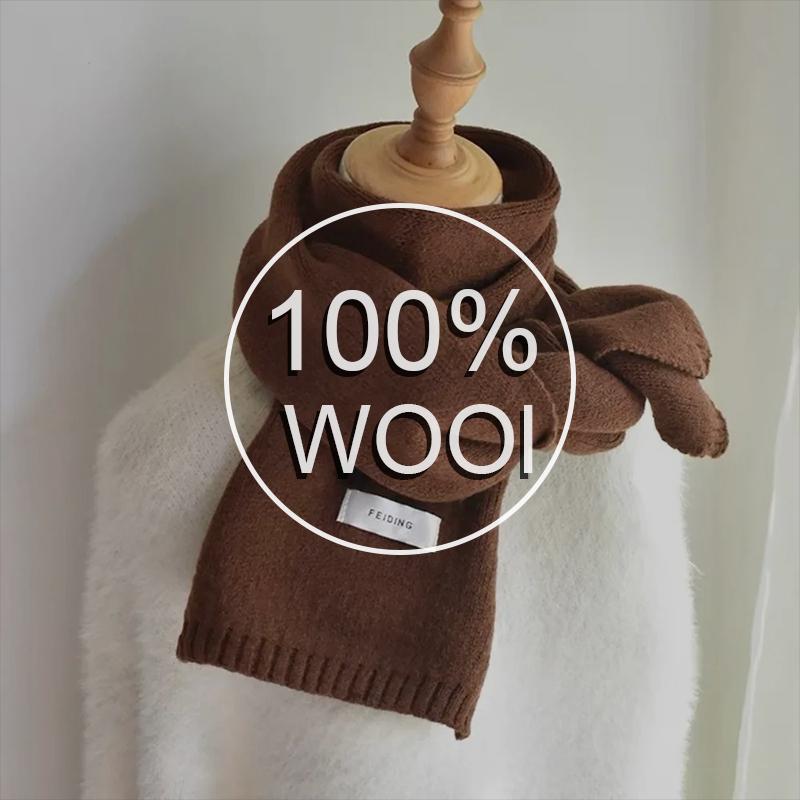 Fashion Wool Scarf Women Knitted Winter Shawls And Wraps Ladies Thick Neckerchief Bufanda Unisex Pashmina Long Echarpe