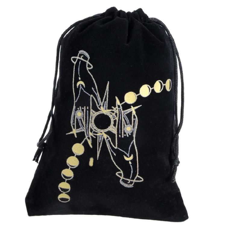 Storage Bag Board Game Cards Drawstring Package Witch Divination Crystal Packing Pouches Gift Bag Tarot Carrying Pouch