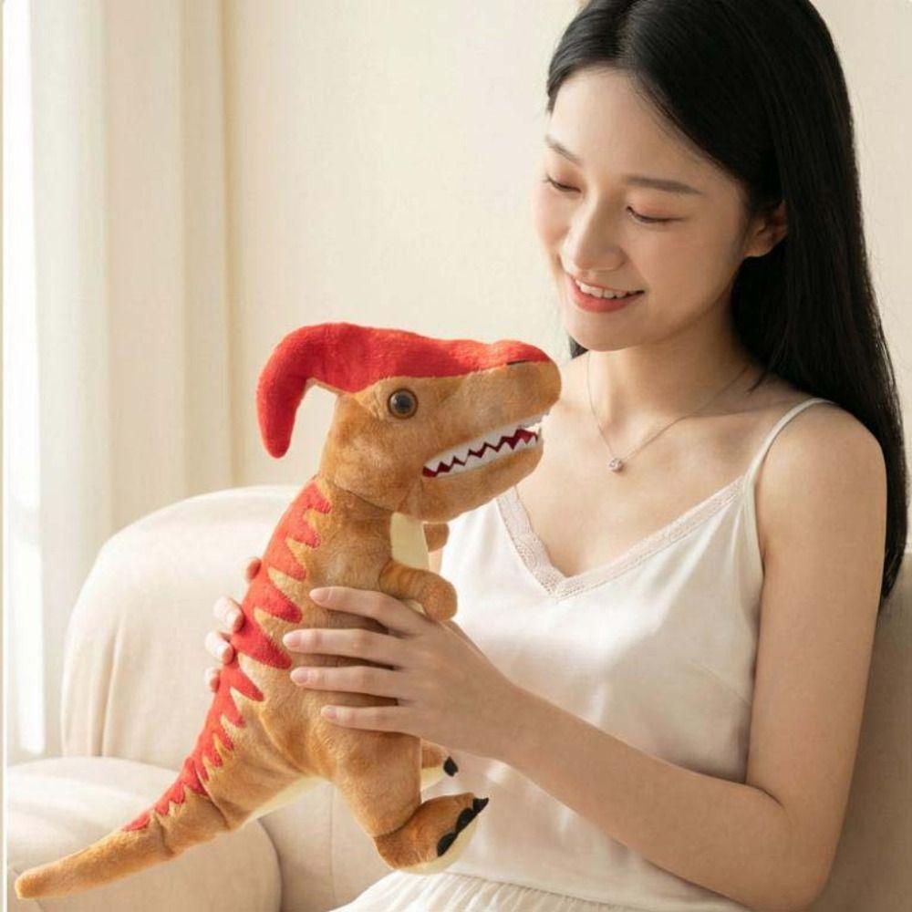 Velociraptor Jurassic Dinosaur Plush Toys Triceratops Plush Dolls Kids Birthday Christmas