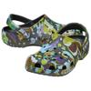 Crocs Classic Painted Floral Clog Women Clogs Black 211587-0LD