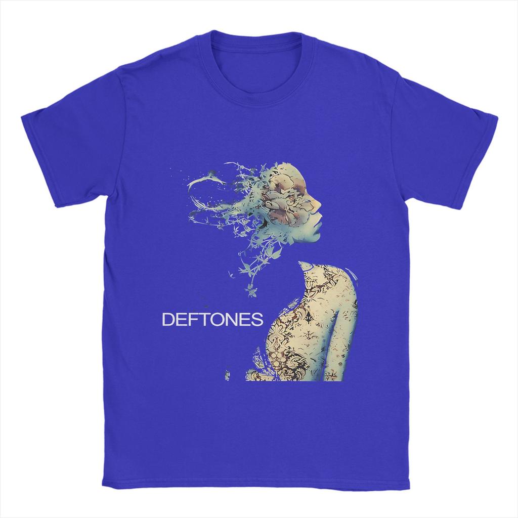 D-Deftones  T Shirts Men's  100% Cotton Vintage T-Shirts Crew Neck  Tee Shirt Short Sleeve Clothing Birthday Gift