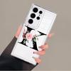 Case for Samsung Galaxy S26 S23 Ultra S24 S22 FE S25 Edge Note 20 Ultra 10 S20 Plus S21 Phone Cover Flower Letters