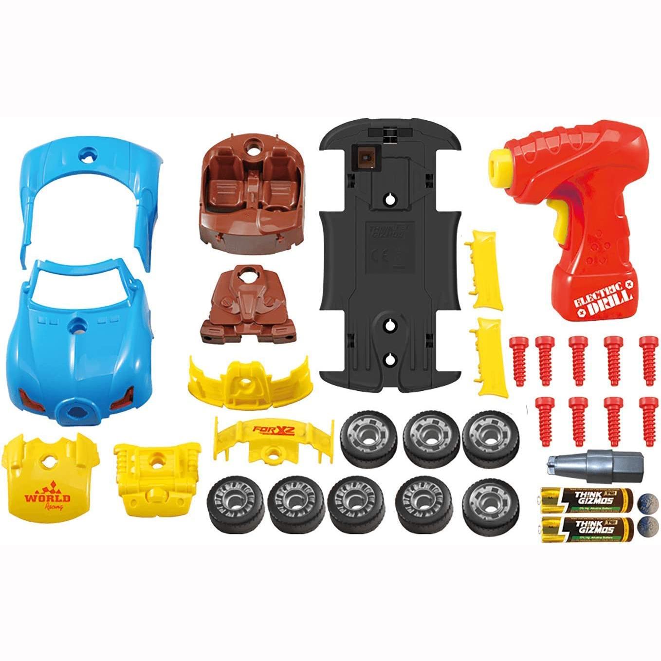 Разберите игрушечный автомобиль для мальчиков и девочек 3 — фото 5