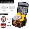 67 Italian Brainrot Tung Sahur Six Seven Insulated Lunch Bag Thermal Bag Reusable,Meal Container  High Capacity Tote Lunch Box
