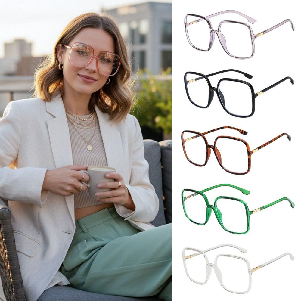 Blue Ray Blocking Anti-Blue Light Glasses Oversized Computer Goggles Office