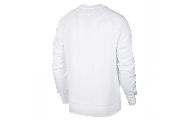 Nike Sweatshirts Men's White Crew Neck Moderate Regular DA0087-100