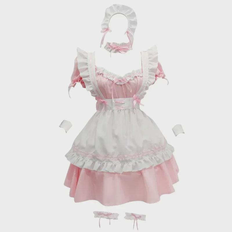 Japanese Lolita Maid Costume: Cute Student Cosplay Dress for Women