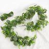 6FT Artificial Eucalyptus Garland Fake Eucalyptus Leaves Greenery Garland Faux Hanging Plants Vines for Wedding Backdrop Arch Wall Decor