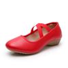 Women's Soft Leather Ballroom Dance Shoes - Low Heel, Flat Heel, Cowhide Sole