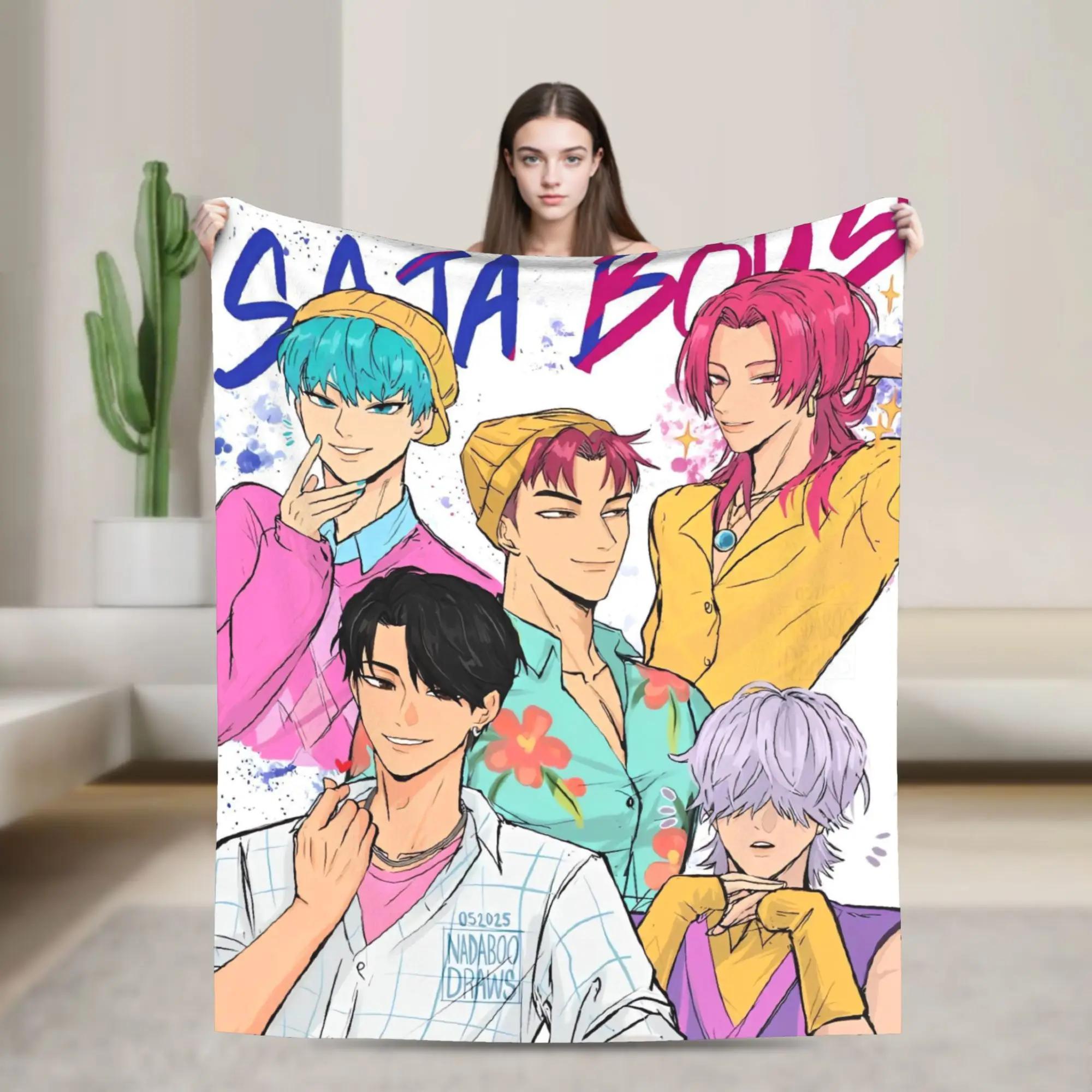 

Kpop Demon Hunter Blanket Warm Soft Throw for Winter Perfect for Boys Girls Outdoor Use Printed Bedspread 150x125cm-60x50in s