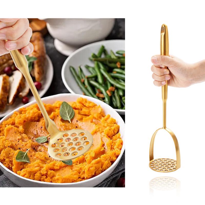 ZISIZ Stainless Steel Potato Masher
