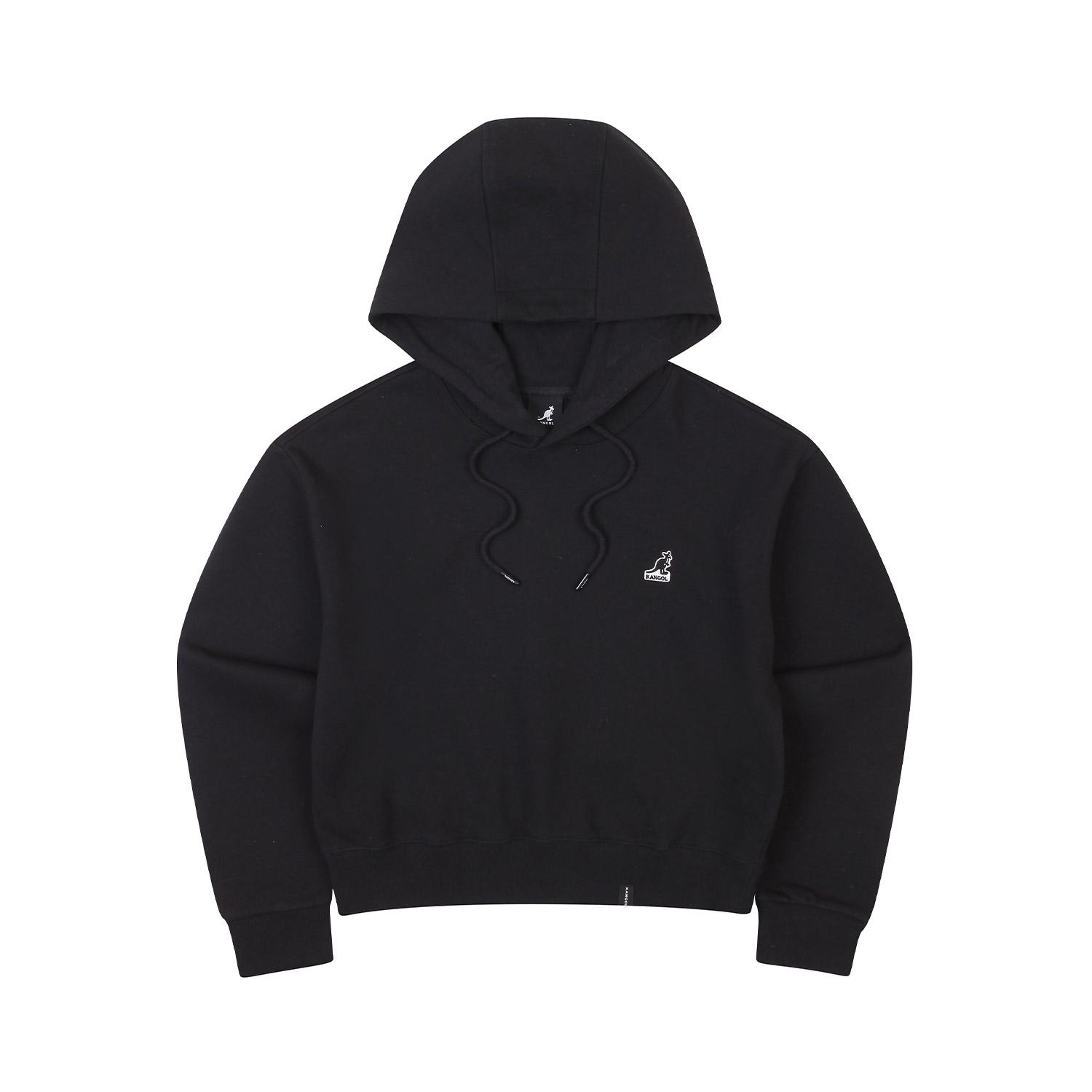 Женская укороченная толстовка Kangol 5138 Черная Black/M