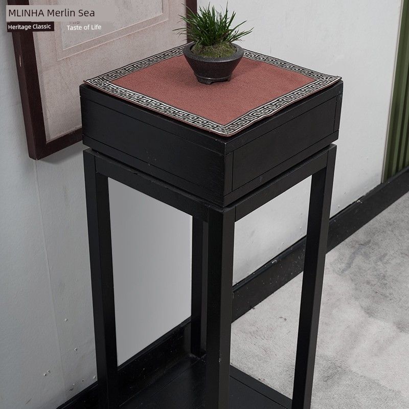 

Новый китайский стиль Подставка для цветов Коврик Полка Накидка Ткань Подставка для цветов Квадратный коврик для стола Подставка для хлорофитума Хлопчатобумажная льняная ткань Жардиньерка Пылезащитная накладка Plain pink cloth pad 30X30CM