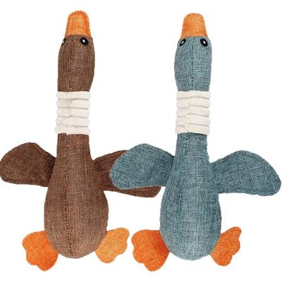 Unbreakable Dog Toy Designed for Heavy Chewers, Unbreakable Dog Toy, Extreme Goose for Heavy Chewers, Sturdy Duck Dog Toy, Soft and Safe