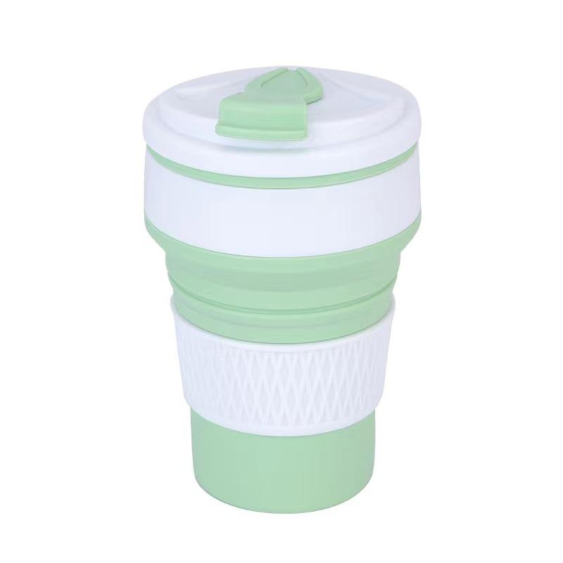 12 Oz Foldable Water Bottle, Silicone Portable Travel Water Cup, Lightweight and Reusable, Suitable for Travel and Sports, Etc.