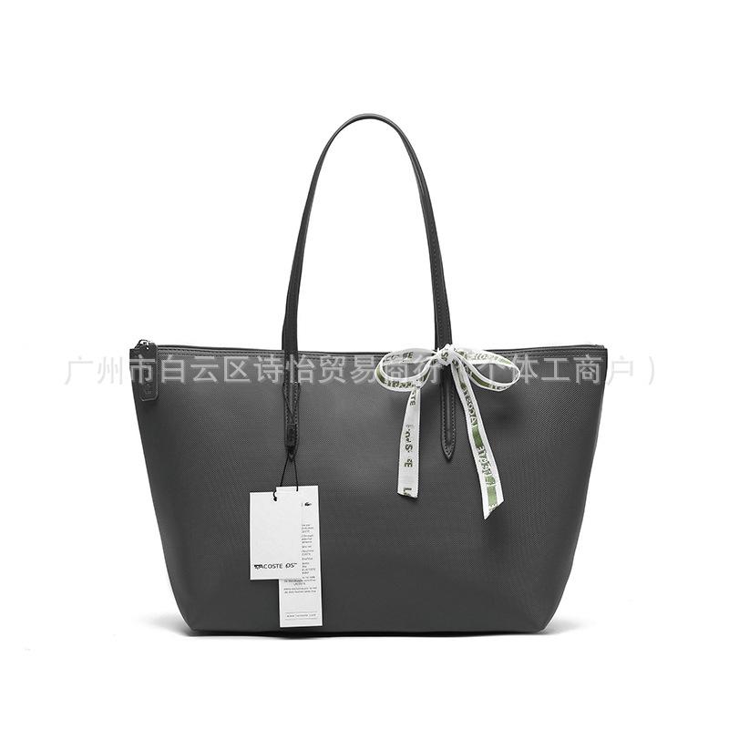 Yatay L timsah moda tote çanta büyük kapasiteli dumpling çanta alışveriş çantası taşınabilir omuz çantası iş çantası