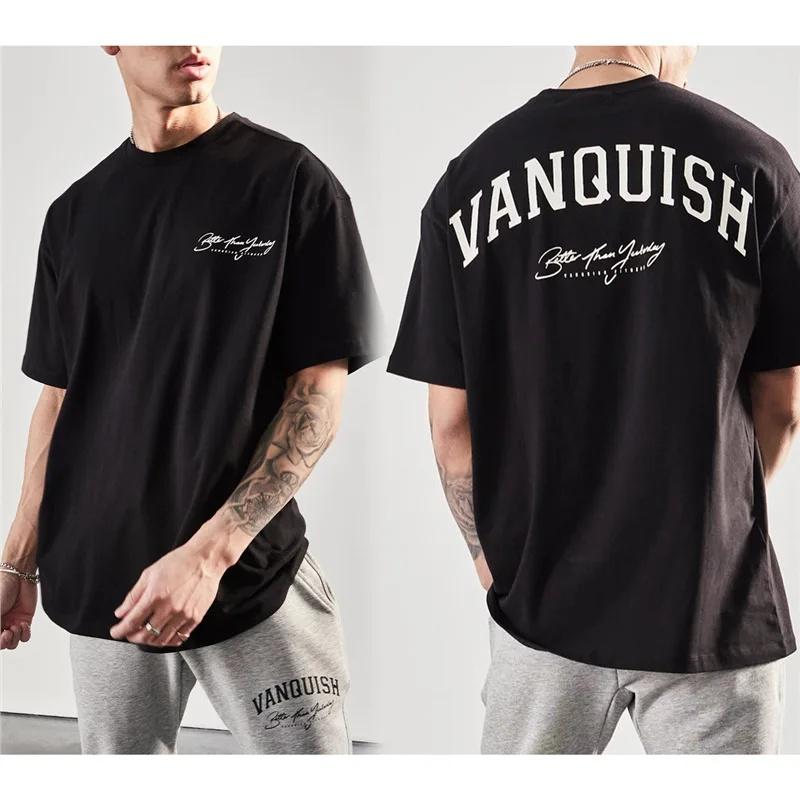 Pánské Vintage Nadměrné Pruhované Tričko Prodyšné Fitness Letní Nové Sportovní Co Neformální Pohodlné Celoroční Tričko