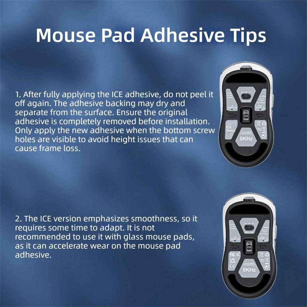 Wear-Resistant Mouse Foot Pads PTFE Mouse Feet Pad for ATTACK SHARK X3 PRO Gaming Mice