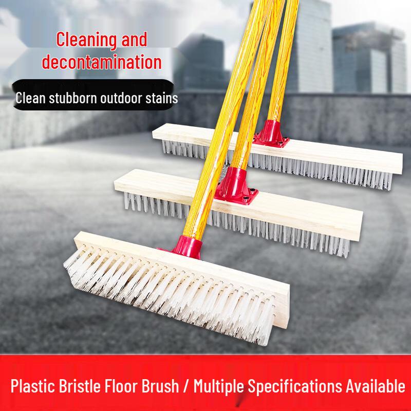 Stainless Steel Wire Brush Floor Broom